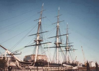 USS Constitution ("Old Ironsides") image. Click for full size.