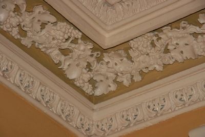 Crown Molding in the Maring Room (Gentleman's Parlor) image. Click for full size.