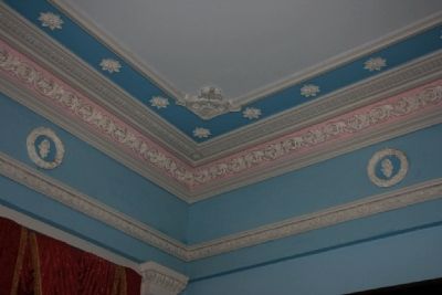 Crown Molding in the Front Parlor image. Click for full size.