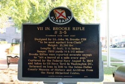 VII In. Brooke Rifle Marker (Side B) image. Click for full size.