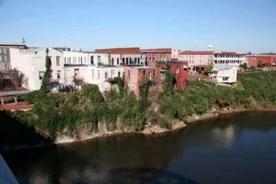 The Backside of the Buildings Along Water Avenue Hanging on the banks of the Alabama River image. Click for full size.