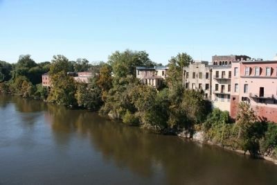 The Backside of the Buildings Along Water Avenue Hanging on the banks of the Alabama River image. Click for full size.