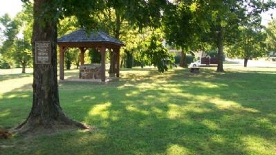 Battle of Baxter Springs Marker. Click for full size. Battle of Baxter Springs Marker image. Click for full size.