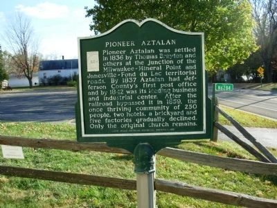 Pioneer Aztalan Marker image. Click for full size.