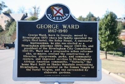 Vestavia Hills Baptist Church / George Ward 1867-1940 Marker (Side B) image. Click for full size.