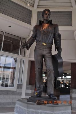 Elvis Presley inside Welcome Center near marker image. Click for full size.