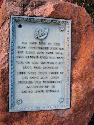 Studebaker Marker. Click for full size. Studebaker Marker image. Click for full size.