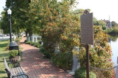 Governor Joseph Maull Marker, looking east along Governor's Walk image. Click for full size.