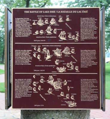 The Battle of Lake Erie Marker image. Click for full size.
