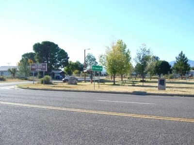 Old Fort Bowie Marker. Click for full size. Old Fort Bowie Marker image. Click for full size.
