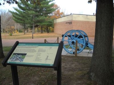 Marker in Monmouth Battlefield State Park. Click for full size. Marker in Monmouth Battlefield State Park image. Click for full size.