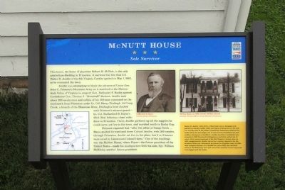 McNutt House Marker. Click for full size. McNutt House Marker image. Click for full size.