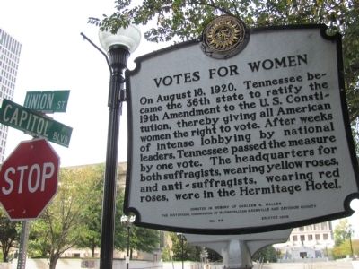Votes for Women Marker image. Click for full size.