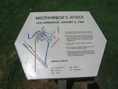Breckinridge's Attack Marker image. Click for full size.