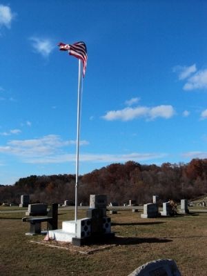 Bergholz Cemetery Veteran's Memorial Marker image. Click for full size.