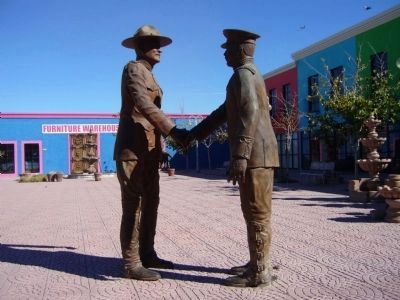 Gen John J. Pershing and Francisco “Pancho” Villa Sculpture.. Click for full size. Gen John J. Pershing and Francisco “Pancho” Villa Sculpture. image. Click for full size.