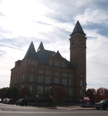 North / East Corner - - Tipton County Courthouse image. Click for full size.