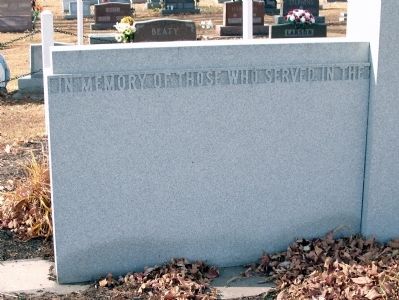 Left Section - - Tipton County (Indiana) Veterans Memorial Marker image. Click for full size.