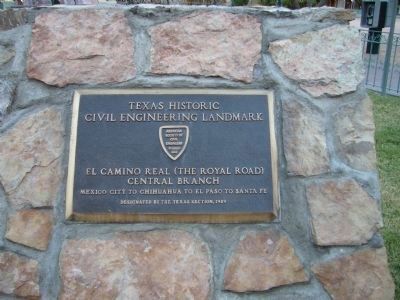 Texas Historic Civil Engineering Landmark Plaque image. Click for full size.