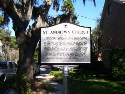 St. Andrews Church Marker - Side A image. Click for full size.