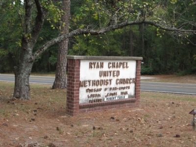 Ryan Chapel entrance sign image. Click for full size.