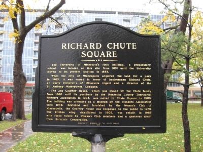 Richard Chute Square Marker image. Click for full size.
