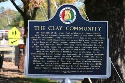 The Clay Community Marker image. Click for full size.