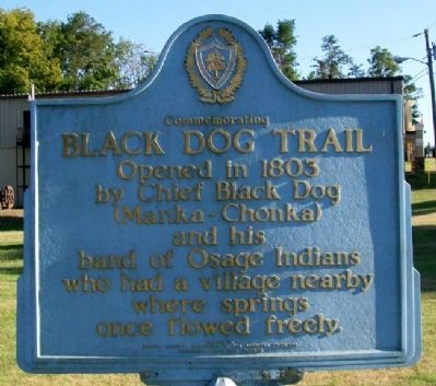 Black Dog Trail Marker image. Click for full size.