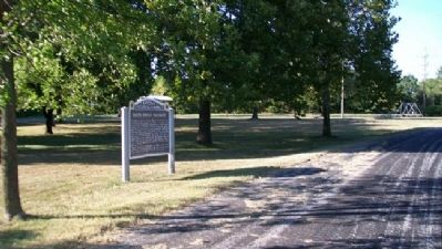 Baxter Springs Massacre Marker. Click for full size. Baxter Springs Massacre Marker image. Click for full size.