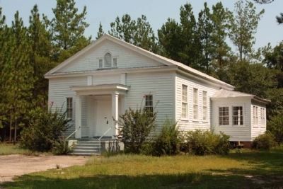 Speedwell Methodist Church seen before gaining its Historical Marker image. Click for full size.
