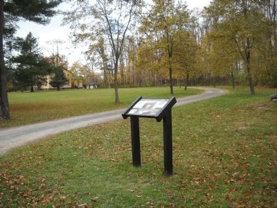 Marker at Martin Van Buren National Historic Site. Click for full size. Marker at Martin Van Buren National Historic Site image. Click for full size.