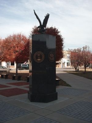 Obverse View - - Tipton County (Indiana) Veterans Memorial Marker image. Click for full size.