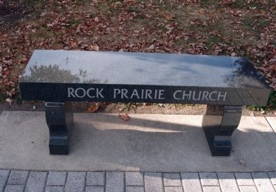 Rock Prairie Church (Memorial Bench) image. Click for full size.