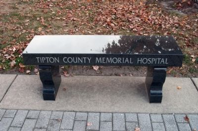 Tipton County Memorial Hospital (Memorial Bench) image. Click for full size.