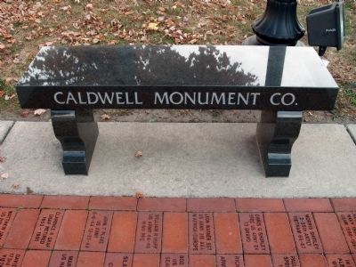 Caldwell Monument Co. (Memorial Bench) image. Click for full size.
