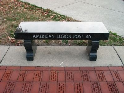 American Legion Post 26 (Memorial Bench) image. Click for full size.