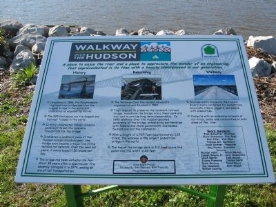 Walkway Over the Hudson Marker image. Click for full size.