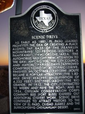 Scenic Drive Marker image. Click for full size.