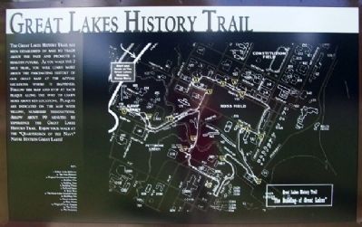 Great Lakes History Trail Marker. Click for full size. Great Lakes History Trail Marker image. Click for full size.
