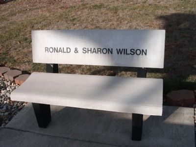 Ronald & Sharon Wilson - - Memorial Bench image. Click for full size.