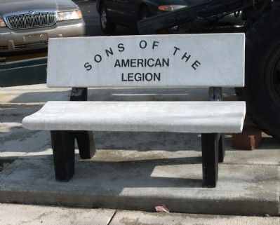 Sons of the American Legion - - Memorial Bench image. Click for full size.