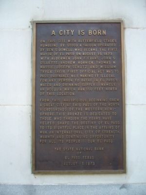 A City Is Born Marker image. Click for full size.