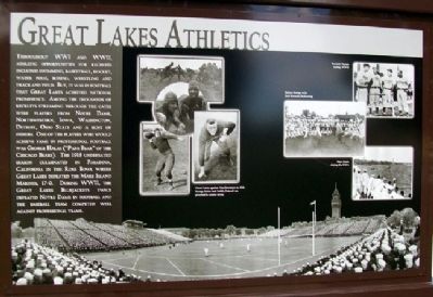 Great Lakes Athletics Marker image. Click for full size.