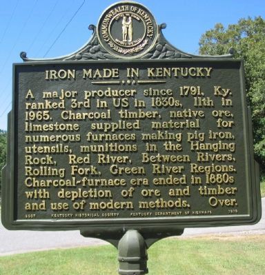 Iron Made in Kentucky image. Click for full size.