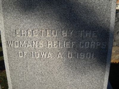 Back of Monument. Click for full size. Back of Monument image. Click for full size.