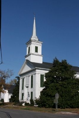 First Presbyterian Church Eutaw, Alabama & Marker. Click for full size. First Presbyterian Church Eutaw, Alabama & Marker image. Click for full size.