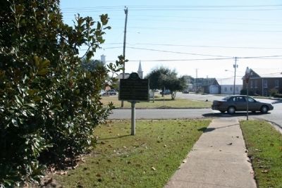 First Presbyterian Church Eutaw, Alabama Marker East View. Click for full size. First Presbyterian Church Eutaw, Alabama Marker East View image. Click for full size.