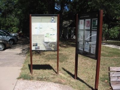Information at the Park Visitor Center Parking Area image. Click for full size.