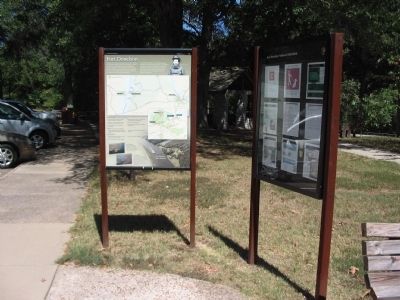 Information at the Park Visitor Center Parking Area. Click for full size. Information at the Park Visitor Center Parking Area image. Click for full size.