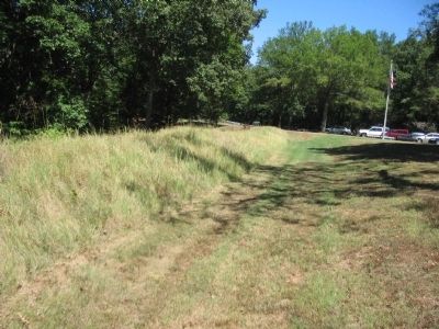 Confederate Trenches near the Visitor Center. Click for full size. Confederate Trenches near the Visitor Center image. Click for full size.